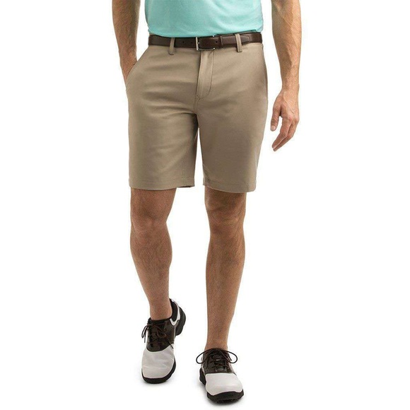 Vineyard Vines - Khaki Men’s Links Bermuda Shorts 100% Cotton - Size 36 9” EUC - Picture 1 of 13